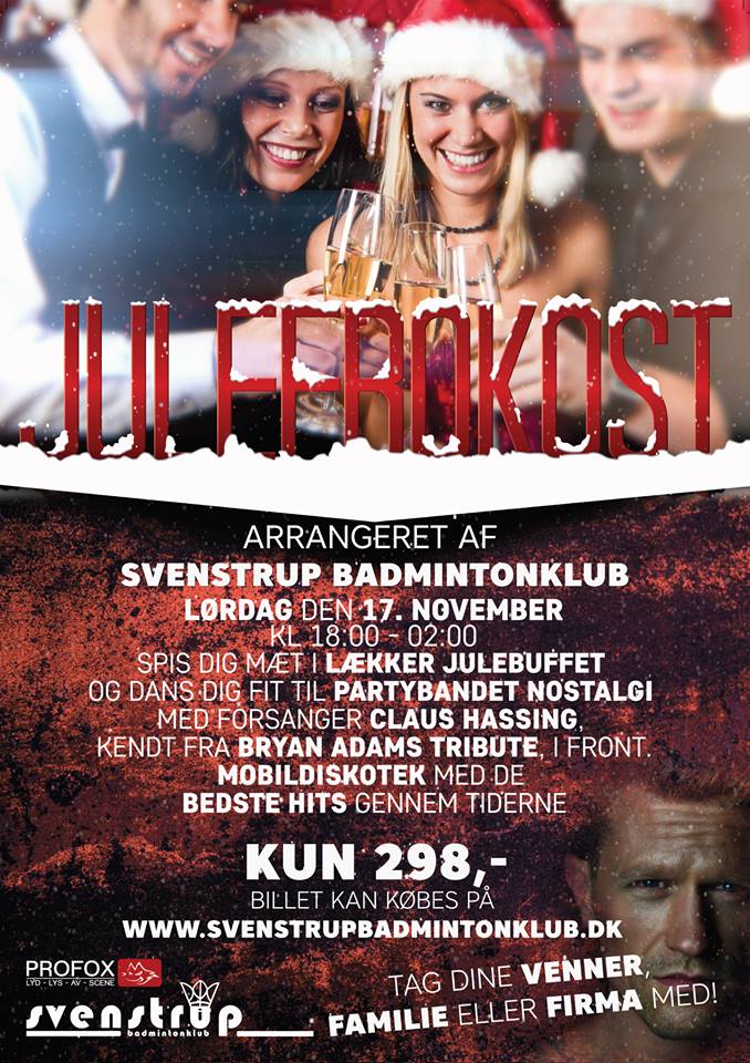 Julefrokost, Svenstrup Badminton Klub