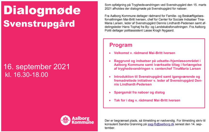 Dialogmøde på Svenstrupgård