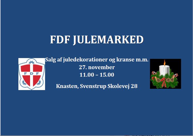 FDF Svenstrups Julemarked 2021