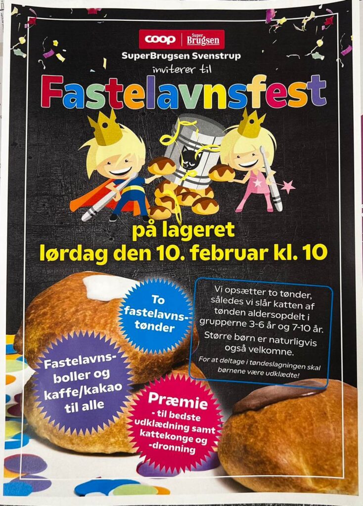 Fastelavnsfest i SuperBrugsen Svenstrup