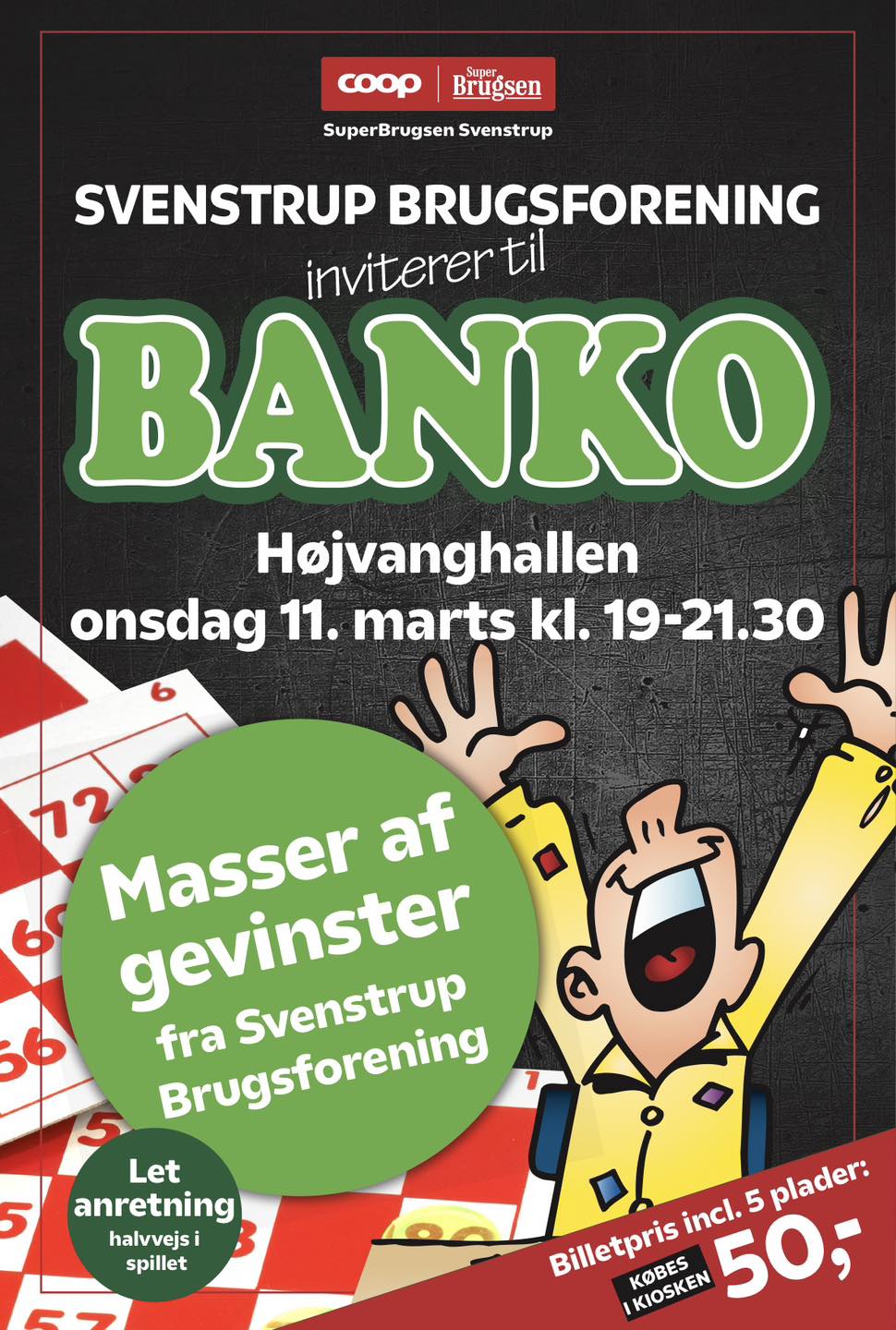 Banko i Højvanghallen