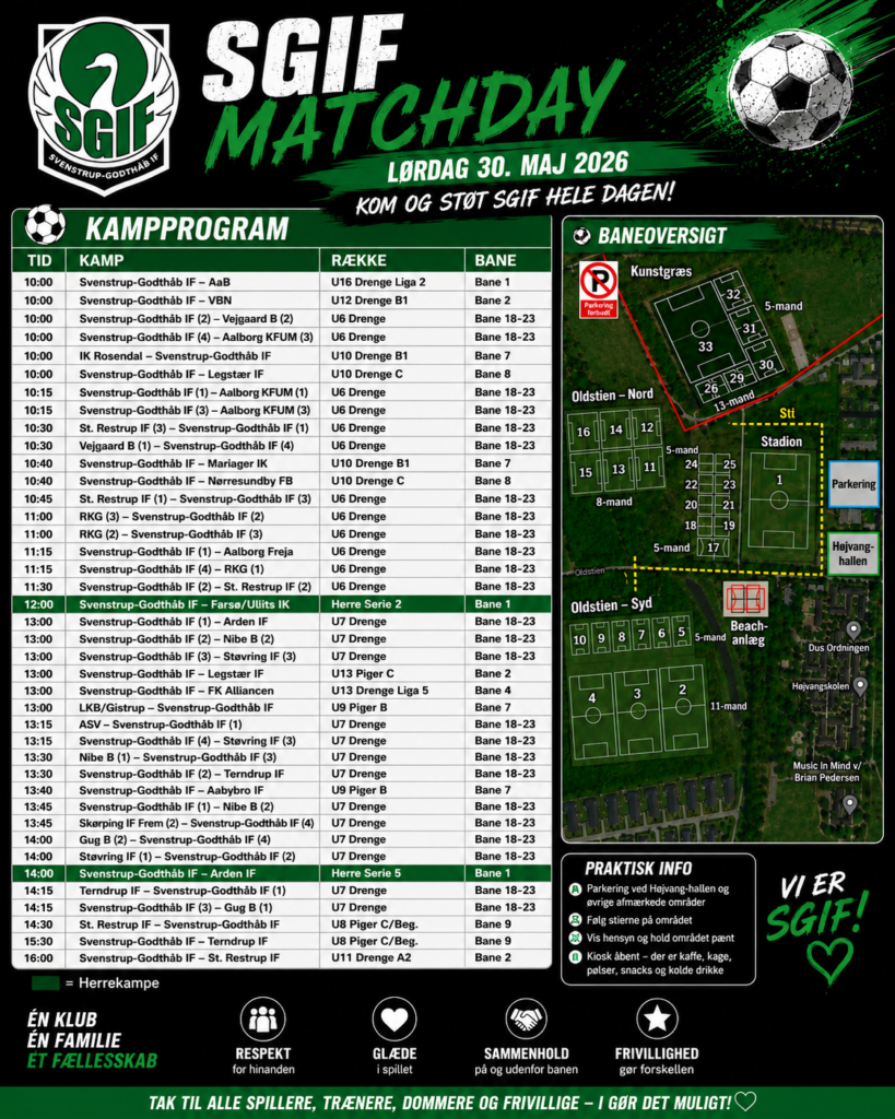 SGIF Matchday 2026